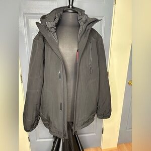 Calvin Klein Men's Charcoal Performance Jacket